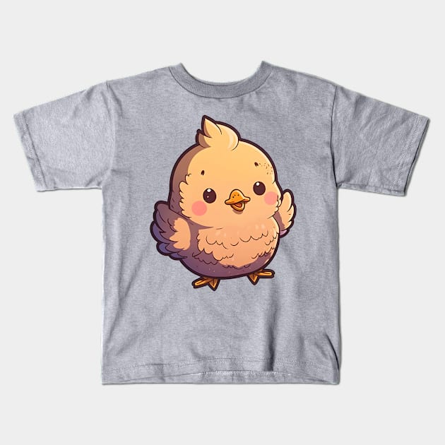 Adorable Talkative chick Kids T-Shirt by Cute Planet Earth Mini